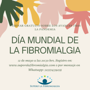 Invitación al webinar de fibromialgia